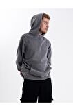 Eskitme Kapşonlu sweatshirt