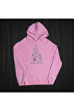 Unisex Merry Catmas Kapüşonlu Sweatshirt