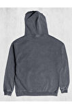 Unisex Eskitme Lock and Load Kapüşonlu Sweatshirt