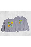 Unisex Oversize Four Sweatshirt