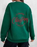 Unisex Oversize Let it Snow Sweatshirt