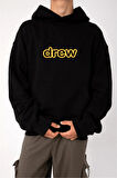 Unisex Oversize Drew Kapüşonlu Sweatshirt