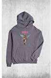 Unisex Oversize Nirvana Kapüşonlu Sweatshirt