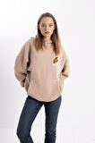 Unisex Oversize No7 Kapüşonlu Sweatshirt