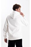 Unisex Oversize YEAH! Kapüşonlu Sweatshirt