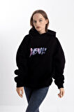 Unisex Oversize YEAH! Kapüşonlu Sweatshirt