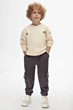 Nk Erkek Çocuk Digi Sweatshirt 4-8 Yaş Krem