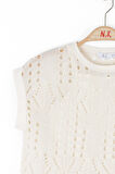 Nk Kız Çocuk Harmony Tshirt 8-14 Yaş Krem