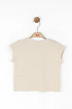 Nk Kız Çocuk Whısper Tshırt 4-8Yaş Krem