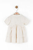 Nk Kız Bebek Marshmallow Elbise 1-4 Yaş Krem