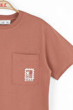 Nk Erkek Çocuk Rust Tshirt 8-14 Yaş Kiremit