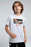 Kappa Erkek Çocuk Baskılı Tshirt 5-16 Yaş Gri