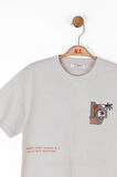 Nk Erkek Çocuk AdventureTshirt 8-14 Yaş Krem
