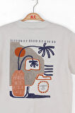 Nk Erkek Çocuk AdventureTshirt 8-14 Yaş Krem