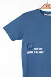 Nk Erkek Çocuk Summer Tshirt 4-8 Yaş İndigo