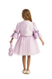 Pamina Kız Çocuk Bolero ve Çanta Elbise 3-7 Yaş Lila