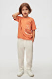 Nk Erkek Çocuk Child Tshirt 4-8 Yaş Kiremit