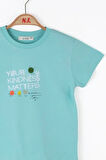Nk Kız Çocuk Matters Tshirt 4-8 Yaş Mint