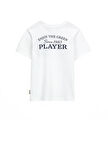 Orginal Marines Erkek Çocuk Sırt Baskılı Tshirt 2-9 Yaş Beyaz
