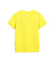 Original Marines Erkek Çocuk Cep Detaylı Tshirt 2-9 Yaş Sarı