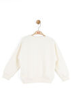 Nk Kız Çocuk Wing Sweatshirt 4-8 Yaş Krem