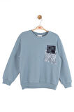 Nk Erkek Çocuk Depthsof Sweatshirt 8-14 Yaş Mavi