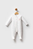 U.S. Polo Assn Kız Bebek Tulum 03-9 Ay Beyaz