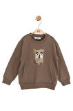 Nk Erkek Bebek Wild Sweatshirt 1-4 Yaş Haki