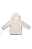 BabyCosy Erkek  Bebek Fermuarlı Sweatshirt  3-24 Ay TAŞ