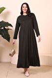 Tesettur Giyim Elbise Boydan Kadın Anne Buyuk Beden Elbise