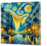 Kitap: Van Gogh 6 Sokak - Çizgisiz Yan Boyamalı Defter