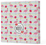 Flamingo 2 - Çizgisiz Yan Boyamalı Defter