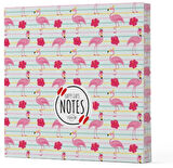 Flamingo 2 - Çizgisiz Yan Boyamalı Defter