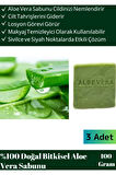 Özel Üretim %100 Doğal Tüm Vücut Kullanım Bitkisel Aloe Vera Sabunu 3 Adet
