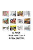 ORTA BOY RESİM DEFTERİ ( 12 ADET)