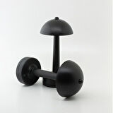 Light Design Şarjlı ve 3 Kademe Işık Ayarlı Masa Lambası Siyah