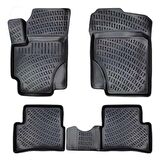Rizline Hyundai Accent ERA 2006 -2012  3D Havuzlu Paspas Siyah