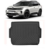 Rizline Citroen C5 Aircross Üst Konum  2023 Sonrası  3D Bagaj Havuzu Siyah