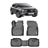 Rizline Nissan X-Trail 2022 Sonrası  3D Havuzlu Paspas Siyah