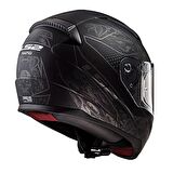 LS2 RAPID CRYPT MAT SİYAH KASK XL