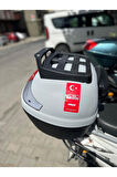 Arwic CV 46  Litre Kargo Motosiklet Çantası Gri