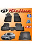 Opel Astra J Sedan 2012-2019 3D Havuzlu Paspas ve Bagaj Havuzu Set