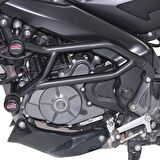 GP Kompozit Bajaj Pulsar NS 200 2022-2023 Uyumlu Motor Koruma Demiri Siyah