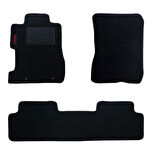 Rizline Honda Civic 2006-2012 Halı Paspas Kırmızı Yazılı