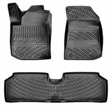 Rizline Kia Niro Elektirikli 2022 Sonrası  3D Havuzlu Paspas Siyah