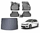 Volkswagen Golf 7 2013-2020  Rizline 3D Paspas ve Bagaj Havuzu