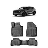 Rizline Kia Sportage Prestige Smart 2022 Sonrası 3D Havuzlu Paspas Siyah