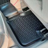 Rizline Peugeot 207 2006-2014  3D Havuzlu Paspas Siyah