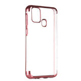 Galaxy M31 Kılıf İnce Köşeleri Renkli Şeffaf Silikon