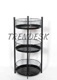 Trendesk Trendesk  3 KATLI SİYAH RENK PATATES SOĞANLIK VE MEYVE SEBZE SEPETİ,SEBZELİK